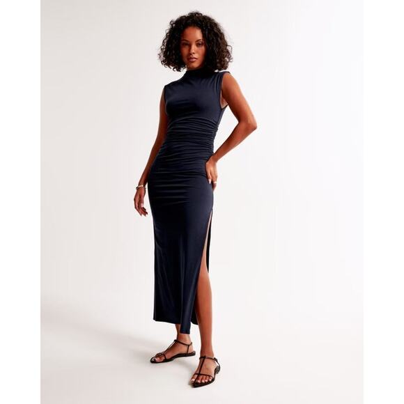 Abercrombie & Fitch Dresses & Skirts - Abercrombie & Fitch The A&F Paloma Midi Dress Dark Indigo - S